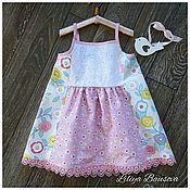 Одежда детская handmade. Livemaster - original item Dress: Summer dress for girls 