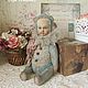 Тедди долл Миша. Тедди Долл. Vintage bears Фоменко Ольга. Ярмарка Мастеров.  Фото №4