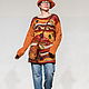Order Hundertwasser Window sweater option 10. asmik (asmik). Livemaster. . Sweater Jackets Фото №3