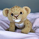 Felt toy: lion cub Axel, Felted Toy, Rostov-on-Don,  Фото №1