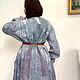 Order Felted Dress Silver Rain- 2 large size. silk wool. Livemaster. . Dresses Фото №3