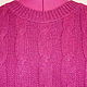Order Berry-colored jumper with arans. LarisaKrikova. Livemaster. . Jumpers Фото №3