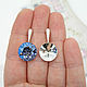 Уценка -50%. 13 мм. Серебро 925. Швензы для шатонов Swarovski 1088. Швензы. Accessoria Фурнитура для бижутерии. Интернет-магазин Ярмарка Мастеров.  Фото №2