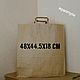 Kraft package with flat handle, 48h44,5h18 cm, Packages, Moscow,  Фото №1