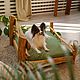 Crib-bed for dogs 'Lawn'. Lodge. Masterskaya Leshego. My Livemaster. Фото №6