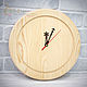 Reloj de madera de pino, Blanks for decoupage and painting, Brest,  Фото №1