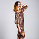 Bronze dress with sequins. Dresses. Evening designer dresses GoldDress. Online shopping on My Livemaster.  Фото №2