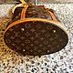 Винтаж: Сумка-ведро Louis Vuitton Bucket GM Tote с коричневой монограммой. Сумки винтажные. Chic bags. Ярмарка Мастеров.  Фото №5