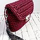 Кроссбоди. Вязаная сумка. Клатчи. Knitted basket. Интернет-магазин Ярмарка Мастеров.  Фото №2