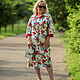 Dress shirt made of cotton 'a Beautiful summer'. Dresses. Olga Lado. Online shopping on My Livemaster.  Фото №2