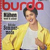 Материалы для творчества handmade. Livemaster - original item Burda Magazines Sew easily and quickly 1985. Handmade.