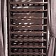 Wine and champagne rack for 90 bottles. Shelving. Color Wood. My Livemaster. Фото №4