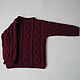 Order Sweaters & Jumpers:Cherry Irish Jumper. 4 children-baby. Livemaster. . Sweaters and jumpers Фото №3
