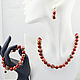 'Burgundy ' jewelry set from Majorca and tensh. Jewelry Sets. Klondike-plus. Online shopping on My Livemaster.  Фото №2