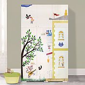 Детский шкаф с принцессой, авторский дизайн