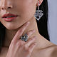 Кольцо:  "Фионись" с камнем гранат. Кольца. Shahinian Jewelry. Ярмарка Мастеров.  Фото №6
