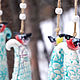 Колокольчики "Зимние птицы". Подвески. Ceramics by Valentina Shtanko. Ярмарка Мастеров.  Фото №5