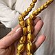 Бусы длинные желто-золотого цвета. Бусы. Maskasveta. Интернет-магазин Ярмарка Мастеров.  Фото №2