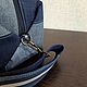 Сумка джинсовая, женская, с ручками. Классическая сумка. Kate's JNS bags. Ярмарка Мастеров.  Фото №4