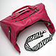 Waist bag pink with zebra large. Waist Bag. Modistka Ket - Lollypie. Интернет-магазин Ярмарка Мастеров.  Фото №2