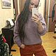 Заказать Свитер лавандовый вязаный из мохера на шелке с люрексом. Bayle. Ярмарка Мастеров. . Свитеры Фото №3
