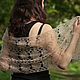 Windy scarf (delicate beige). Scarves. Irina-knitting. My Livemaster. Фото №5