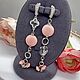 Асимметричные серьги. Серьги классические. Elena Moonlight Jewelry. Ярмарка Мастеров.  Фото №9