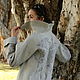 Felted Coat. Wool Grey Coat. Handmade Merino Long Coat. Luxury item. E, Coats, Sydney,  Фото №1