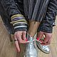 Комплект браслетов Серебряная изморозь. Эко. Браслеты деревянные, Браслет жесткий, Москва,  Фото №1