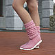 Order Demi-season boots 'Violetta'. KnittedBoots. Livemaster. . High Boots Фото №3
