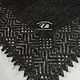Платок пуховый теплый с ажурной каймой. Шали. Мастерская Ажура 'Elli' Lace Studio (lacestudioelli). Интернет-магазин Ярмарка Мастеров.  Фото №2