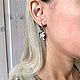 Серьги «Клевер». Серьги классические. Веселый Викинг. Ярмарка Мастеров.  Фото №4