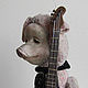 Заказать Pink Pig Floyd. 7cvetik (Светлана Кривенко). Ярмарка Мастеров. . Мягкие игрушки Фото №3
