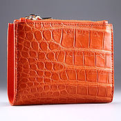 Сумки и аксессуары handmade. Livemaster - original item Crocodile Genuine Leather Wallet IMA0031O5. Handmade.