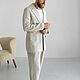 Order Men's suit: three-piece suit for men made of linen. viax. Livemaster. . Mens suit Фото №3
