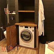 Для дома и интерьера handmade. Livemaster - original item Floor cabinet for washing machine (project g. Moscow). Handmade.