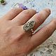 Кольцо с друзой пирита. Кольца. Vadjra-jewelry. Ярмарка Мастеров.  Фото №8