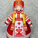 The doll in the Russian style with hand embroidery-talisman on kettle, Folk Dolls, Moscow,  Фото №1