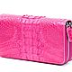Заказать Клатч из кожи крокодила на двух молниях IMA0002F33. CrocShop товары из экзотической кожи. Ярмарка Мастеров. . Кошельки Фото №3