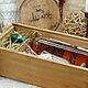 Order Box, glass and spices for mulled wine decoupage wood. Studio Villa-Oliva. Livemaster. . Christmas gifts Фото №3