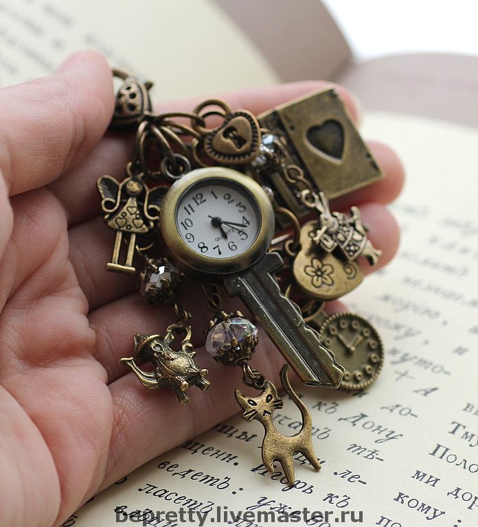 Брелок с часами "Алиса в стране чудес" в интернет-магазине на Ярмарке ...