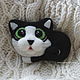 Felted brooch cat Marquis. Brooches. Mnekonki Patsorki (patsorki). Online shopping on My Livemaster.  Фото №2