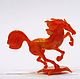 Interior figurine made of colored glass Horse Bird three. Figurines. In Glass. Online shopping on My Livemaster.  Фото №2