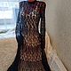 Elegant mohair dress ' Black Swan'. Dresses. hand knitting from Galina Akhmedova. My Livemaster. Фото №4