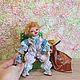 Кукла игровая подвижная Малыш Царь зеленый золото желтый. Куклы и пупсы. artdoll_VAVITU (artdoll-vavitu). Интернет-магазин Ярмарка Мастеров.  Фото №2