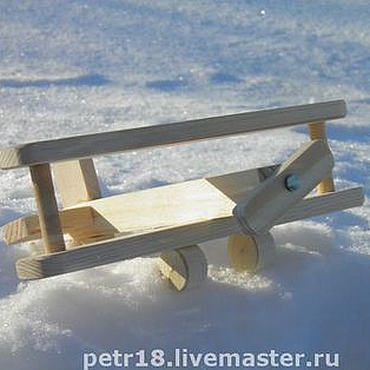 Куклы и игрушки ручной работы. Ярмарка Мастеров - ручная работа Самолет. Handmade.