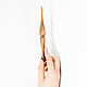 Деревянный Крючок для вязания 3 мм Вяз Крючки из дерева #K126. Крючки. ART OF SIBERIA. Интернет-магазин Ярмарка Мастеров.  Фото №2