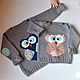 Пуловер с Совой для детей, Джемперы, Некрасовка,  Фото №1