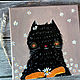 'Loves! ' acrylic painting (cats, love, flowers). Pictures. Nadezda Perova. Online shopping on My Livemaster.  Фото №2