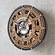 Часы настенные Автоматон 1722 старое дерево WOODANDROOT. Часы классические. WOODANDROOT. Ярмарка Мастеров.  Фото №6